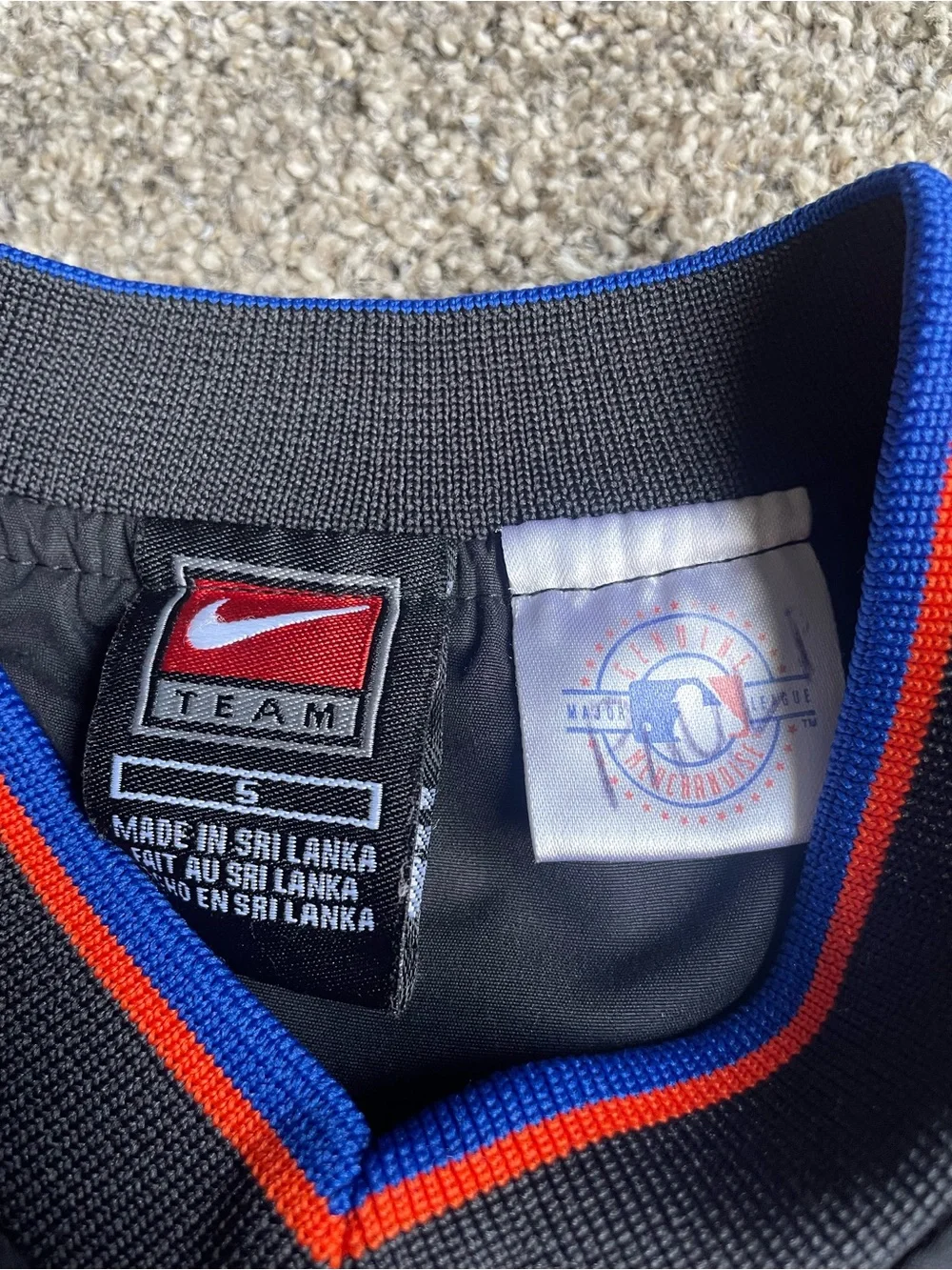 Nike Kids Mets Pullover Windbreaker Jacket Vintage Size Youth Small